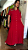 VESTIDO LONGO VISCOSE VERMELHO GG - Imagem 2