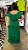 VESTIDO VISCOSE LONGO VERDE BANDEIRA M - Imagem 2