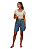 Shorts Jeans Estilo Casual Feminino - Imagem 1