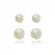 KIT BRINCO PÉROLA 8 E 10 MM BANHADO A OURO 18K - Imagem 3