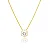 COLAR PONTO DE LUZ 8MM BANHADO A OURO 18K - Imagem 2