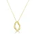 COLAR VIENA ORGANIC BANHADO A OURO 18K - Imagem 3