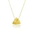 COLAR TRIANGULO ESPIRAL BANHADO A OURO 18K - Imagem 4