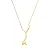 COLAR TULIPA BANHADO A OURO 18K - Imagem 3