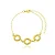 PULSEIRA NINHOS BANHADO A OURO 18K - Imagem 3