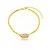 PULSEIRA SNAKE FRAGMENTO ORGÂNICO BANHADO A OURO 18K - Imagem 3