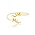 BRACELETE LOUISE BANHADO A OURO 18K - Imagem 2