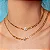 CHOKER TRIPLICE CONEXÕES PEDRA ZIRGÔNIA BANHADA A OURO 18K - Imagem 4