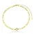 CHOKER TRIPLICE CONEXÕES PEDRA ZIRGÔNIA BANHADA A OURO 18K - Imagem 1