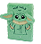 Caderno de anotações Fluffy Star Wars Baby Yoda Mandalorian - DAC - Imagem 1