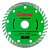 DISCO CORTE SECO DIAMANTADO TURBO ECO 110MM CORTAG - Imagem 1