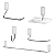 KIT BANHEIRO CR WAY 5 PCS C30 LORENZETTI - Imagem 1
