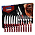 KIT CHURRASCO INOX 12PC VERMELHO TRAMONTINA - Imagem 1