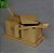 Porta Condimentos Duplo de Bambu Mimo - Imagem 1