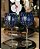 CJ 2 TACAS PARA VINHO DE VIDRO ORQUIDEA AZUL 450ML - Imagem 1