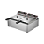 FRITADOR ELETRICO 02CB 05L FRCE-10 127V METALCUBAS - Imagem 1