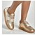 Tenis Via Marte 213-010-06 Gold/Marfim - Imagem 4