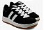 Tenis Quiz 61-1851-01 Preto/Branco/Preto - Imagem 4