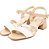 Sandália Modare 7172.101 Creme/Nude/Ouro Rosado - Imagem 4