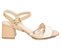 Sandália Modare 7172.101 Creme/Nude/Ouro Rosado - Imagem 1