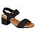 Sandalia Modare 7187.100 Preto Camel - Imagem 1