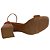 Sandália Bebecê T6030-125 egeu pecan/ camfy ave - Imagem 4