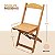 Cadeira Dobrável Bar Jardim Casa Madeira Maciça Portátil - Imagem 3