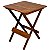 Mesa Dobrável Madeira Maciça 60x60cm Tampo Liso - Imagem 5
