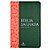 Bíblia NVI, Letra grande, Fonte Leitura Perfeita, Capa luxo Verde - Imagem 1