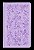 Bíblia Sagrada ACF Slim, Capa dura de luxo lavanda, Jardim, Leitura Perfeita - Imagem 1