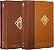 Bíblia de Estudo Thomas Nelson NVI, Letra tradicional, Fonte Leitura Perfeita, com mapas e mais de 50 mil recursos, Capa luxo Marrom com caixa - Imagem 1