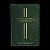 Bíblia Bilíngue ACF/KJV, Português/Inglês, Capa luxo verde, Leitura Perfeita - Imagem 1