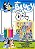 Bluey Colorindo com Adesivos - Imagem 1