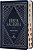 Bíblia Sagrada King James Clássica, Letra grande, Tecido sobre capa dura marinho, Luzes, Palavras de Jesus em azul, Índice de dedo, Leitura Perfeita: Com introdução aos livros bíblicos - Imagem 1
