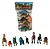 Kit 8 Dinossauros Miniaturas Dinos Borracha Coleção Animais - Imagem 1