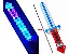 Espada Diamante Minecraft Com Som De Batalha Luz Led Cores - SORTIDA - Imagem 2