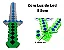 Espada Diamante Minecraft Com Som De Batalha Luz Led Cores - SORTIDA - Imagem 5
