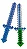 Espada Diamante Minecraft Com Som De Batalha Luz Led Cores - SORTIDA - Imagem 7