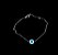 Pulseira olho grego prata - Imagem 2