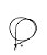 Pulseira couro c prata - Imagem 1