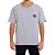 Camiseta Quiksilver Chain Fire Masculina Cinza Mescla - Imagem 1