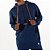 Moletom Oakley FP Half Zip Pullover Masculina Azul Marinho - Imagem 1