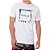 Camiseta Hurley Silk Frame Masculina Branco - Imagem 1