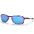 Óculos de Sol Oakley Savitar Satin Blk W Prizm Sapphire Pol - Imagem 1