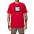 Camiseta DC Shoes Square Star Masculina Vermelho - Imagem 1