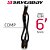 Leash Silverbay Pro Slim Comp 6' 5mm Preto - Imagem 1