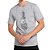 Camiseta Hurley Silk Everyday Peeks Masculina Cinza Mescla - Imagem 1