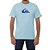 Camiseta Quiksilver Comp Logo Masculina Azul Claro - Imagem 1