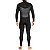 Long John Quiksilver Manga Longa 3/2 Marathon Sessions Chest Zip Preto - Imagem 2