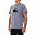 Camiseta Quiksilver Squar Me Up Masculina Cinza - Imagem 3